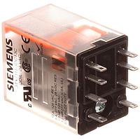 SIEMENS 3TX71113DC13C ປລັກ-ອິນ ເລເລຍ PLUG-IN RELAY, DPDT, 12A, 24VAC