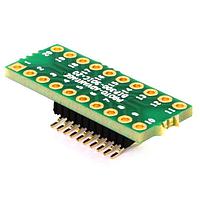 Chip Quik DIP300-SOIC-20N ອາເດັດເຕີ DIP Sockets DIP-20 (ຄວາມກວ້າງ 0.3", ຊ່ອງຫຼີ້ນ 0.1") ເປັນ SOIC-20 Narrow (ຊ່ອງຫຼີ້ນ 1.27mm, ຂະໜາດຕົວ 150/200 mil)