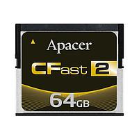 Apacer APCFA064GACAD-AT ບັດ CFast CFast 2 SATA3 SLC ຄວາມໄວສູງ 64GB /ການແທນທີ່: APCFA064GGDAD-6ET