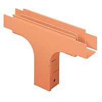 Panduit FVT4X4OR ອຸປະກອນຕິດຕັ້ງ, ຕີ່ຕັ້ງຕົ້ນຕັ້ງຕົ້ນຕົ້ນ FITTING, VERTICL TEE W/HINGED DOOR 4X4