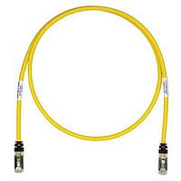 Panduit STP6X0.2MYL ສາຍສັ້ນສະບັບ Cat 6a ສະເພາະສົດທອງ, Cat 6A, ເຫຼືອງ S/FTP