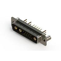 EDAC 627-13W3624-7T3 ຕົວເຊື່ອມຕໍ່ Mixed Contact D-Sub Connectors Vertical Combo Dsub