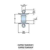 Heyco 10841 ການສະຫນັບສະຫນູນ PCB HCDLCBST-08 NATURAL NYL ການສະຫນັບສະຫນູນ PCB