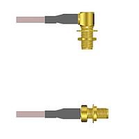 Amphenol Custom Cable Q-2P02W0005012i ສາຍສັນຍານ RF SMA-RJB/SMA-SJB G316 12I
