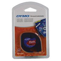 DYMO 63020743 LetraTag ເທບພາດສະຕິກສີແດງ (12mm x 4m)