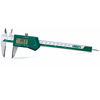INSIZE 1110-300BWL Digital Caliper ມີຄາງກະໄຕທີ່ມີປາຍ Carbide (0-300mm/0-12”; ±0.03mm; 0.01mm/0.0005”; built-in wireless)