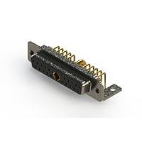 EDAC 630-21W1240-2N4 ຕູ້ຕິດຕໍ່ D-Sub ປະສົມມຸມຂວາ ຕູ້ຕິດຕໍ່ພະລັງງານ Combo D-Sub