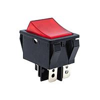 E-Switch R5BBLKREDEF1 ສະລັບສະຕິກເຄື່ອງສະຫນອງກຳລັງສູງ Rocker Switch DPST OFF-ON PNL 15A