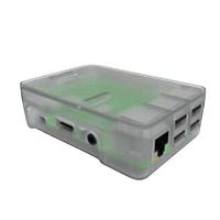 New Age Enclosures POP-382612 ກອງປົກ Raspberry Pi3 Enclosure 3.8 x 2.6 x 1.2 ນິ້ວ - ແຈ້ງ