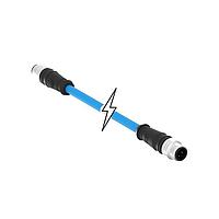 Molex 1201080369 ເສັ້ນສາຍອ່ານຄ່າ / ເສັ້ນສາຍກະທົບ MIC 4P M/MP ST/ST D-CODED 75M