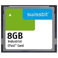 Swissbit SFCA008GH1AO1TO-I-DB-216-STD ບັດ CFast F-800 8 GB SLC Flash -40C ຫາ +85C ສະເຫມີທີ່ຖືກແນະນຳ SFCA008GH1AO1TO-I-DB-226-STD