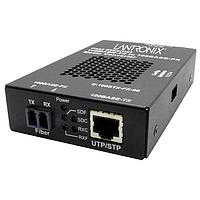 Lantronix E-100BTX-FX-06(SMLC)-EU ຕົວແປສື່ສານ Media Converters 100Base-TX RJ-45 ເປັນ 100Base-FX, SM LC, ມີພາວເລີຍ -EU