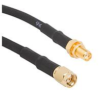 Amphenol RF 135110-04-12.00 ສາຍສະບັບ RF SMA St BH Jack ໄປຫາ St Plug RG-58/U 12in