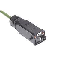 HARTING 09451251100 ປຸ່ມຕໍ່ເຊື່ອມ DATA 3A IP67 ຮູບແບບຕົວຕົວກະແປງພລາສຕິກ