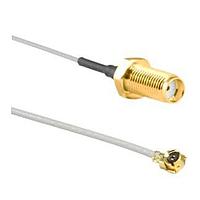 Linx Technologies - TE Connectivity CSI-SGFB-100-UFFR ສາຍສະບັບ RF CABLE SMA BLKHD PLUG 1.13 100