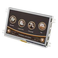 Clairitec FA49-02182 ຈໍສະເລີຍ Capacitive 4,3'' Capacitive / RS232 + CAN / 6-36V / 32MB