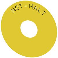 SIEMENS 3SU19000BC310AT0 ຈານຮັບ BACKING PLATE, YLW, O.D. 75MM, NOT-HALT