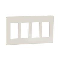 Square D SQWP141004LA ກະແຈປົກຄຸມ 4 GANG SCREWLESS MATTE WALL PLATE LA