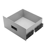 Bud Industries D-1722-MG Accessories 19" Rack Sliding Drawer 16" Deep - Metalic Gray