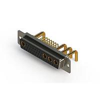 EDAC 630-36W4250-2T1 ຕູ້ຕິດຕໍ່ D-Sub ປະສົມມຸມຂວາ ຕູ້ຕິດຕໍ່ພະລັງງານ Combo D-Sub