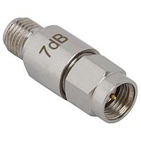 Amphenol RF ATS-1M1F-07DB2W ຕົວຫນັງສືກຕໍ່ຕົວລົງ Connectorized Attenuators SMA Jack to SMA Plug Attenuator, 7 dB,2W