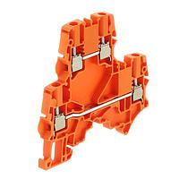 AMP Connectors - TE Connectivity ZS4-D2-OR ບລັອກຂໍ້ຕໍ່ຜ່ານ Feed Through Terminal Block Aut SNK Screw