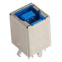 Kycon KUSBVX-BS1N9-BL30 ຕົວເຊື່ອມ USB ປະເພດ B VERT USB 3.0 30u B-TYPE RECPT