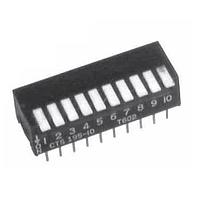 CTS Electronic Components 194-4MST ສະຫນັບ DIP Switches DIP switches/SIP switches, SPST, PIANO, 4 POS, Thru-Hole, TAPE SEALED, TUBE, OFF