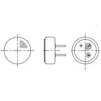 Mallory Sonalert PMO-6027P-40KDQ ມາຍຄໍໂຟນອານາລອກ, ອອມນິ, -40, 6.0X2.7MM, ພິນ PC