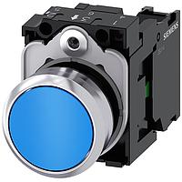 SIEMENS 3SU11500AB501BA0 ປຸ່ມກົດ PUSHBUTTON, MOM, BLU, FLUSH