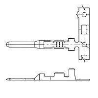Yazaki 71141475 ຂໍ້ຕໍ່ TERM 070 SDL M 1.8MM UNSLD