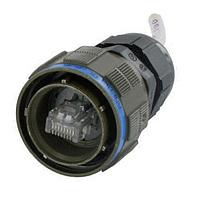 Amphenol Socapex RJFTV67SB1G ຟິວດ Cat6 RJ45 Jam Nut Receptacle