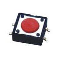 APEM ADTSM21RV ບາດສິກ ສະວິດຊ໌ 0.05A 12VDC ແດງ 260gf, 4.3mm, SPST