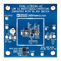 Analog Devices EVAL-LT8334-AZ ອຸປະກອນຄວບຄຸມແຮງໂຕລະກອນ - ອຸປະກອນຄວບຄຸມແຮງໂຕລະກອນປ່ຽນສະຕິມ LT8334 Eval Kit, 3-26VIN 12VOUT 2A SEPIC
