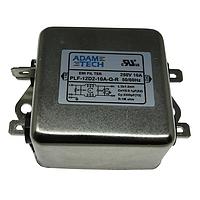 Adam Tech PLF-12D2-10A-Q-R ຕົວກັນສະຫນັບສະຫນູນສາຍພະລັງງານ EMI/RF, 115/250VAC 10A, ຮູບແບບກາງ, ຕິດຕັ້ງໃນກະຕ່າງ