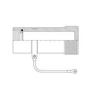 Glenair 340HS002NF23-3H12C-14F ຝາຫຼັງ Circular MIL Spec ORING SHORT CAP STRT WR ROPE PVC JKT TERM