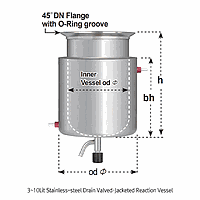 DaiHan SL.Val4012 ວານເວີລົດນ້ຳ, PTFE, ຂະໜາດພາຍນອກ 18mm, ສໍາລັບຕົວຈັກ 3~5Lit