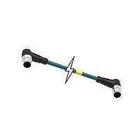 Molex 1201080704 ເສັ້ນສາຍອ່ານສະເມີນ / ເສັ້ນສາຍກະຕຸ້ນ MIC 4P M/MP 90/90 D-CODED 57M TPE