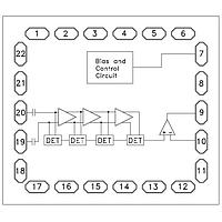 Analog Devices HMC913-SX Video Amplifiers SDLVA ມີຕູ້ຈຳກັດພະລັງງານຂາຍເຂົ້າ, 1-20GHz