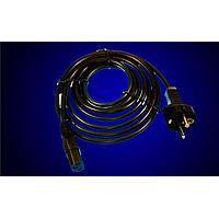 Alpha Wire 953 BK078 ສາຍຕໍ່ຂະຫນາດ AC Power Extension Cord 18AWG 3C UNSHLD CORD BLACK