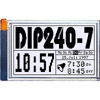 DISPLAY VISIONS EA DIP240J-7KLWTP ຈໍສະແດງກາຣຟິກ LCD ສີດຳ/ຂາວ ມີຄວາມຕໍ່ສູ້ສີ ມີຈໍສະຕັດສອນ