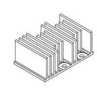 Vicor 43808-09 ຮີດຊິນກ໌ Heat Sinks 4414 HS Tran 22.86mm ສູງ
