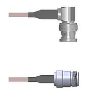 Amphenol Custom Cable Q-0F024000H011i ສາຍສັນຍານ RF BNC-RP/N-SJ G142 11I