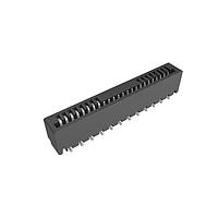 Amphenol FCI HFW24S-4STZE1HLF FFC & FPC Connectors 1.00mm Flex Connector, HFW Straight series, 24 Position, Top Entry Surface Mount, Tin plating, Non-ZIF, Halogen-free .