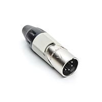Amphenol Audio AX4M8M ຕົວເຊື່ອມ 4P PIN M PLUG GREY MARK SLEEVE