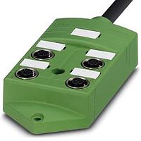 PHOENIX CONTACT 1516975 ເສັ້ນສາຍອ່ານຄ່າ Sensor / ເສັ້ນສາຍອ່ານຄ່າ Actuator SACB4/4-10.0PURSCO 4 SLOT ບໍ່ມີ LED
