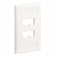 Panduit CFPL4EIY ປະຕູປົກປ້ອງ Wire Ducting & Raceways 4 Port Single Gang Classic