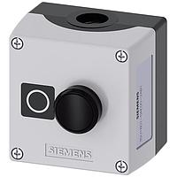 SIEMENS 3SU18010AE002AB1 ປຸ່ມກົດ ENC ເປັນພລາສຕິກ, ປຸ່ມກົດ, MOM, ສີດຳ, 1NC