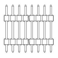 Amphenol FCI 54122-809161400LF Unshrouded UNSHD STR DR TMT HDR