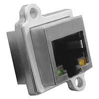 Stewart Connector SS-60400-006 ປຸ່ມຕໍ່ເຊື່ອມ Modular Modular Jack ຕັ້ງພູມ CAT6 SealJack ບໍ່ມີໄຟ LED M3 X 0.5 Threads